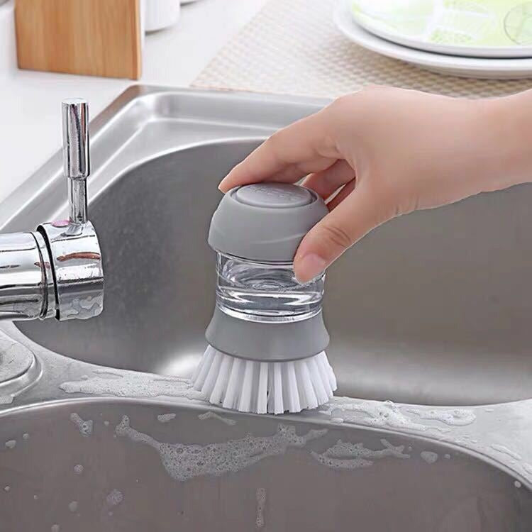 Automatic Liquid Dispensing Dish Brush