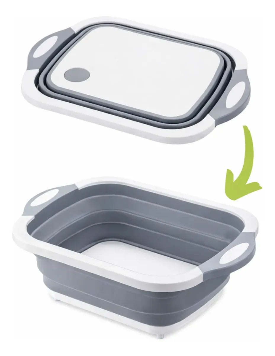 Tabla Colador Gris 2 en 1