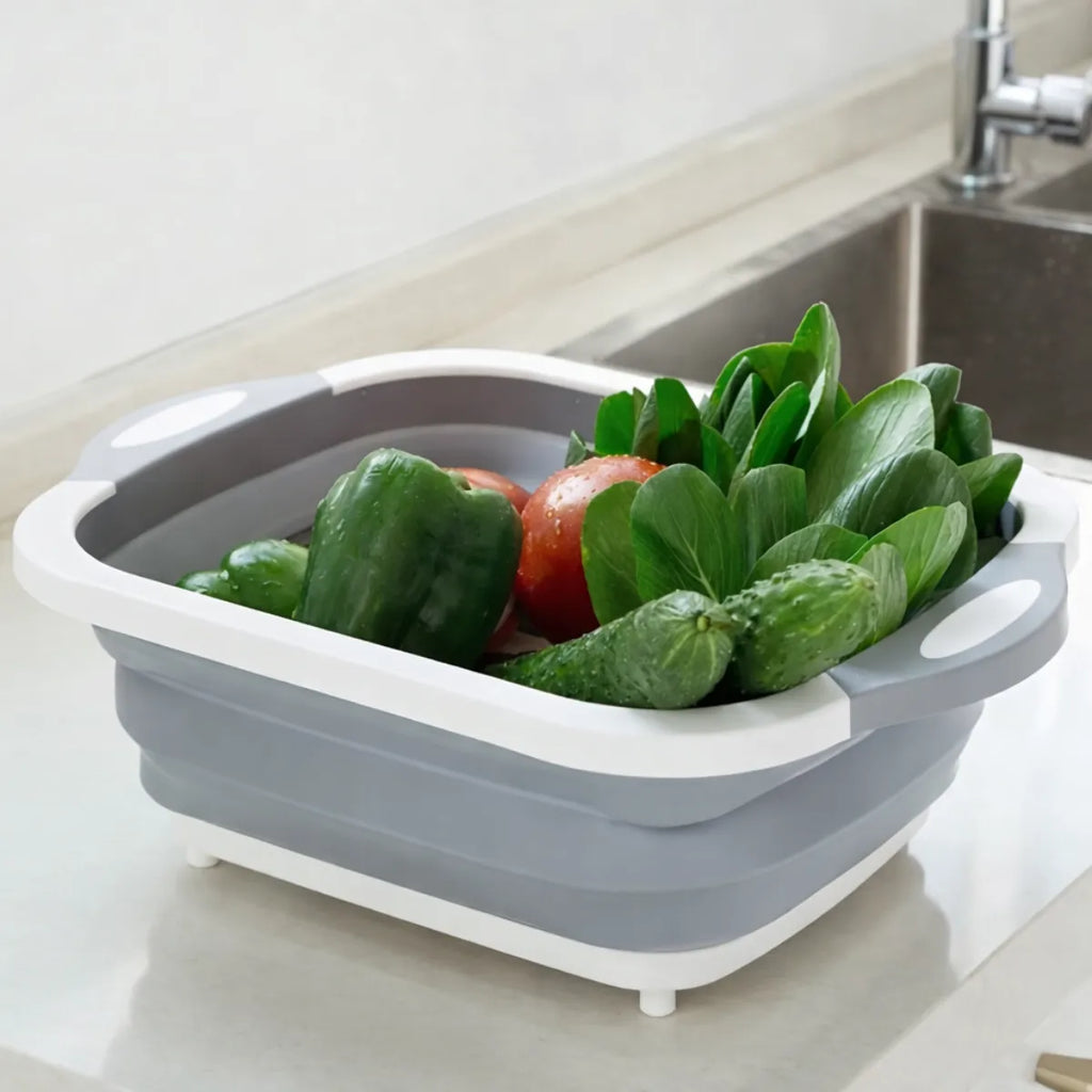 Tabla Colador Gris 2 en 1