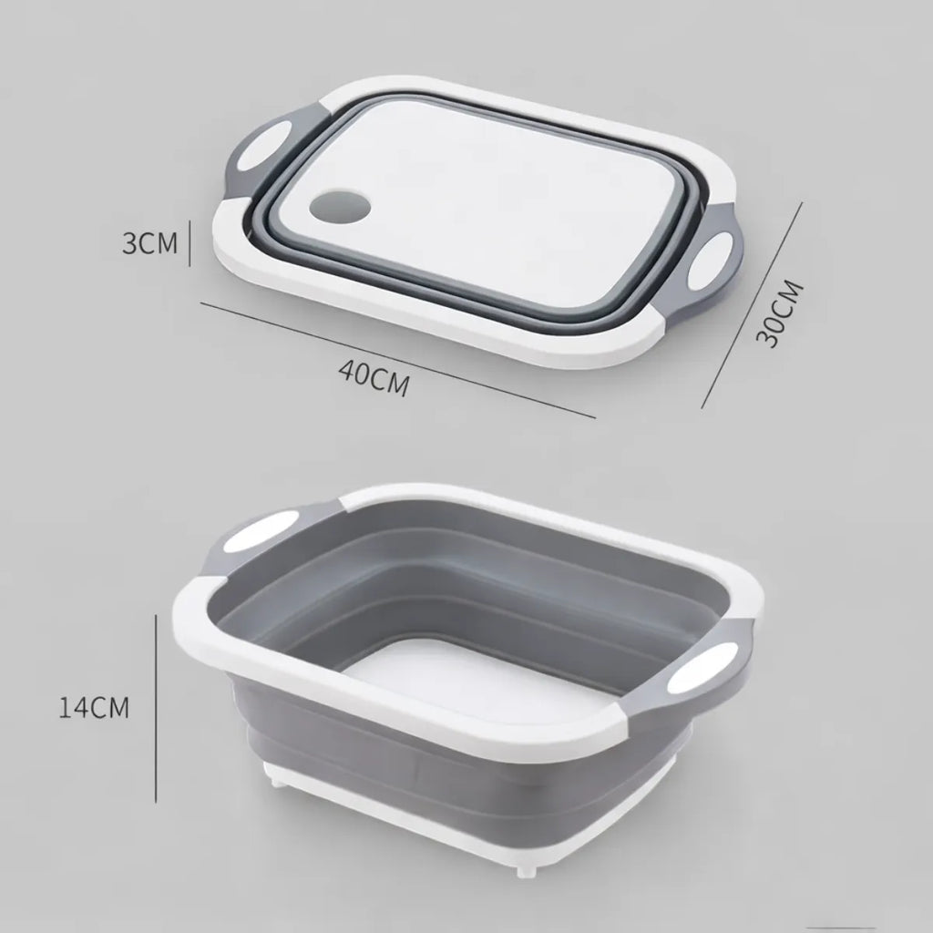 Tabla Colador Gris 2 en 1